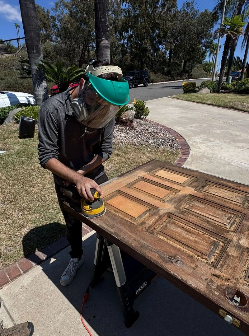 Door refinishing