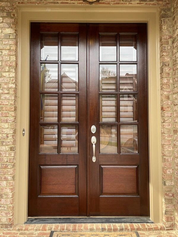 Double door after