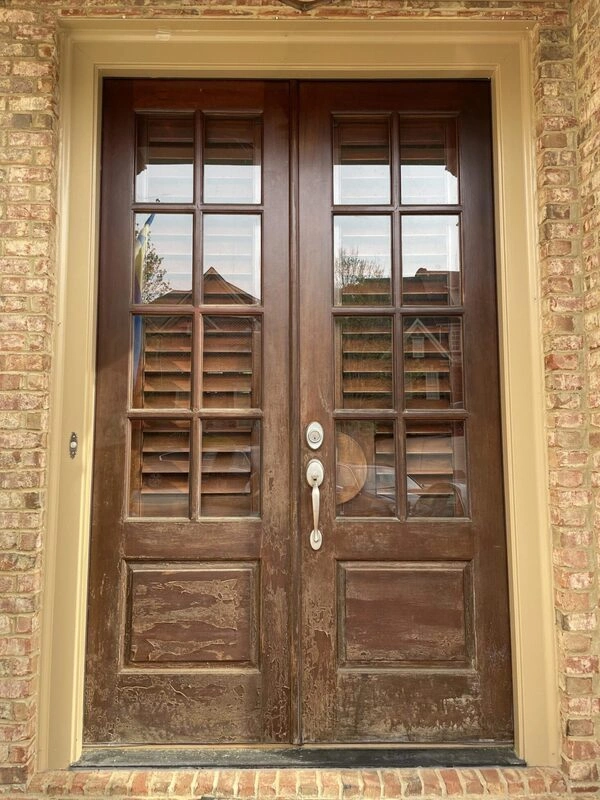 double door before