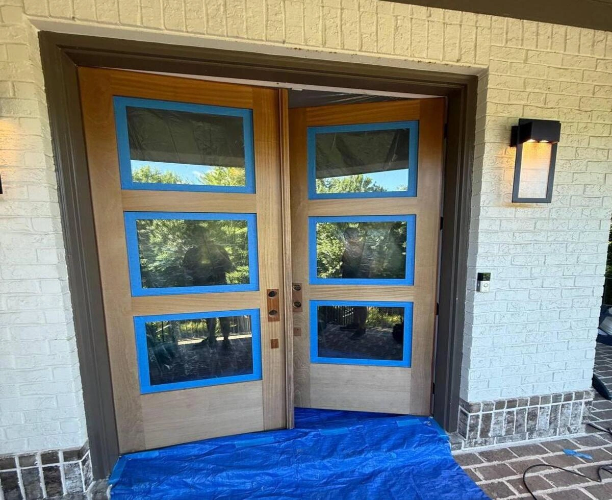 wood door refinishing