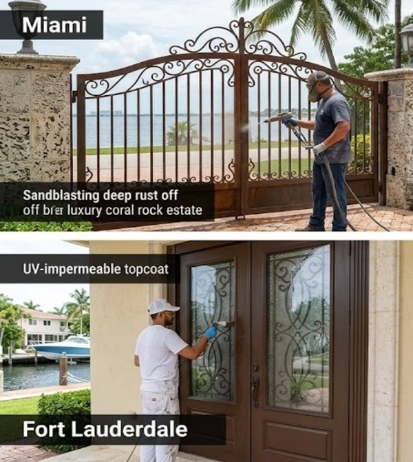 Iron & Metal Door Refinishing: Avoid Rust in Hialeah & Miami Beach Homes 4 Miami metal door repair