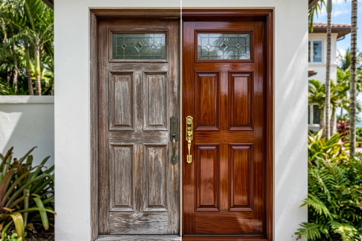 Door Refinishing Key Biscayne, FL 2 Door Refinishing in Key Biscayne